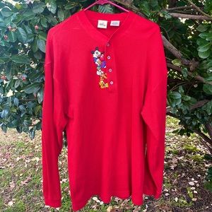 Disney Long Sleeve Button Up